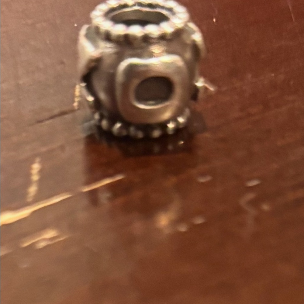 Silver Beaded Charm